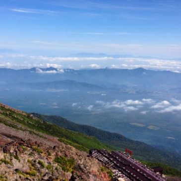 Ausblick vom Mount Fuji